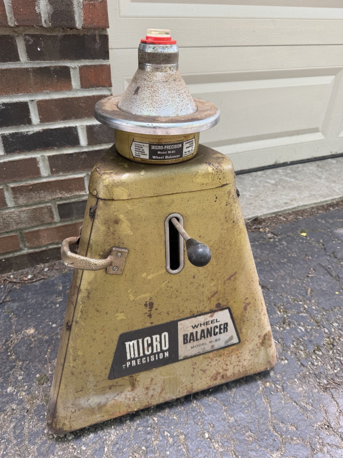 Vintage Bada Micro Precision Bubble Wheel Balancer Model M-60 Parts Oil Gas Vintage Bada Micro Precision Bubble Wheel Balancer Model M-60 Parts Oil Gas