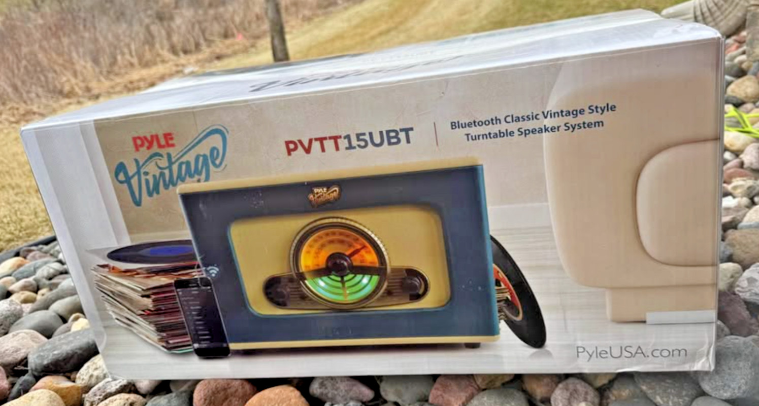 Pyle PVTT15UVT Bluetooth Vintage Classic Style Turntable Speaker System (NEW) Pyle PVTT15UVT Bluetooth Vintage Classic Style Turntable Speaker System (NEW)