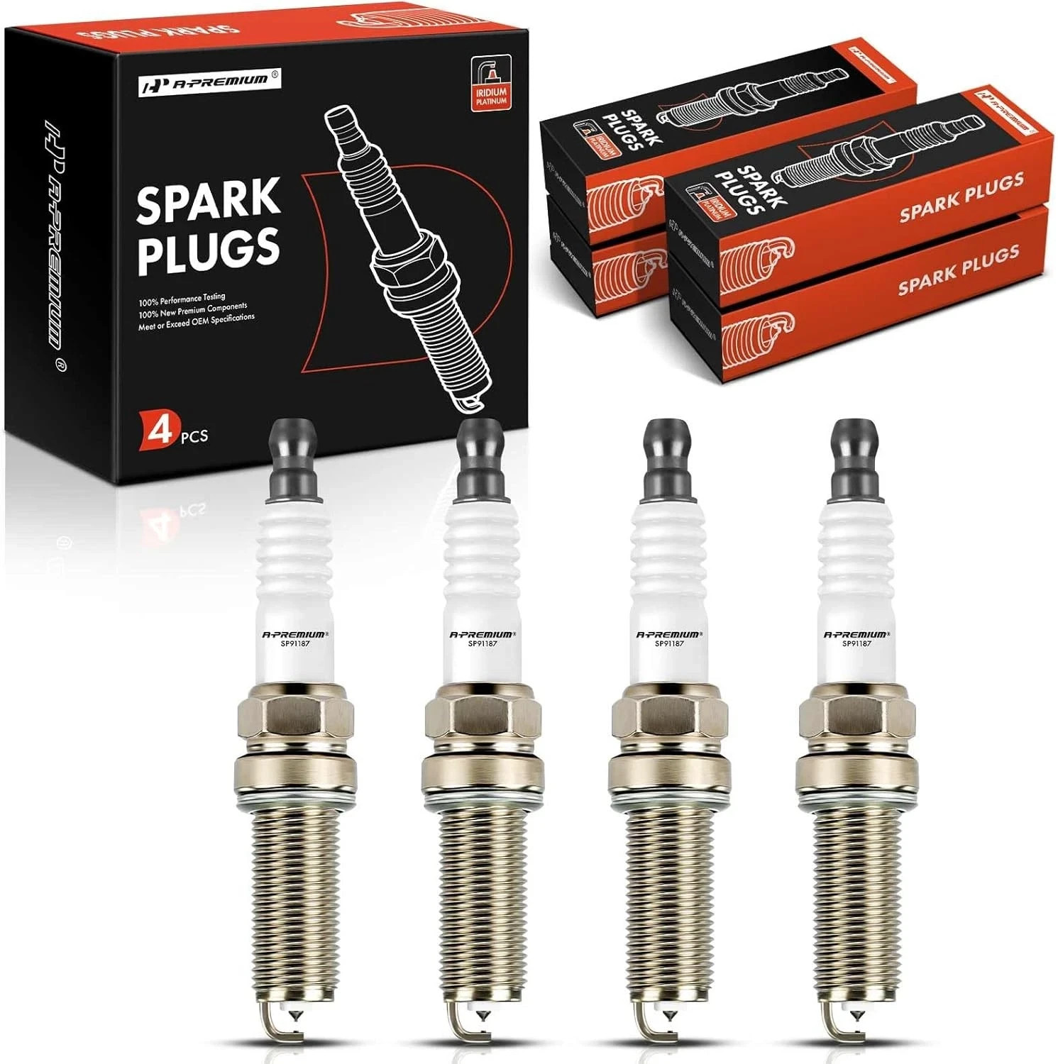 A-Premium Iridium Platinum Spark Plugs Compatible with Nissan Altim... Fast Ship A-Premium Iridium Platinum Spark Plugs Compatible with Nissan Altim... Fast Ship