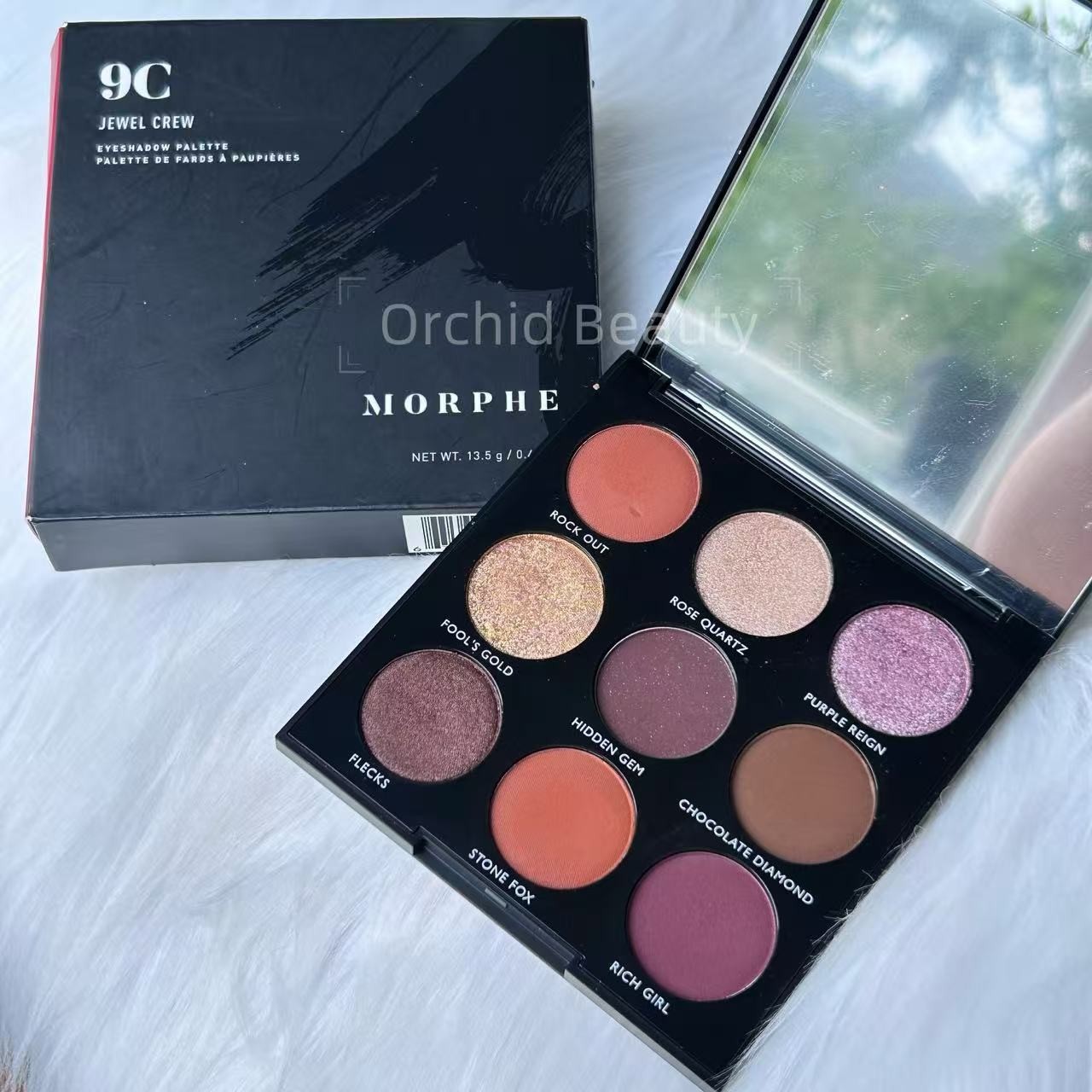 New In Box Morphe 9C Jewel Crew Eyeshadow Palette~Full Size 13.5 g/0.48 oz New In Box Morphe 9C Jewel Crew Eyeshadow Palette~Full Size 13.5 g/0.48 oz