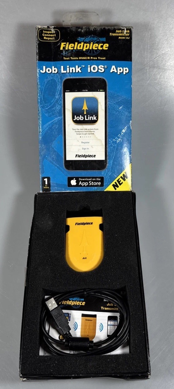 Fieldpiece JL2 Job Link System Wireless App Transmitter Bluetooth Fieldpiece JL2 Job Link System Wireless App Transmitter Bluetooth