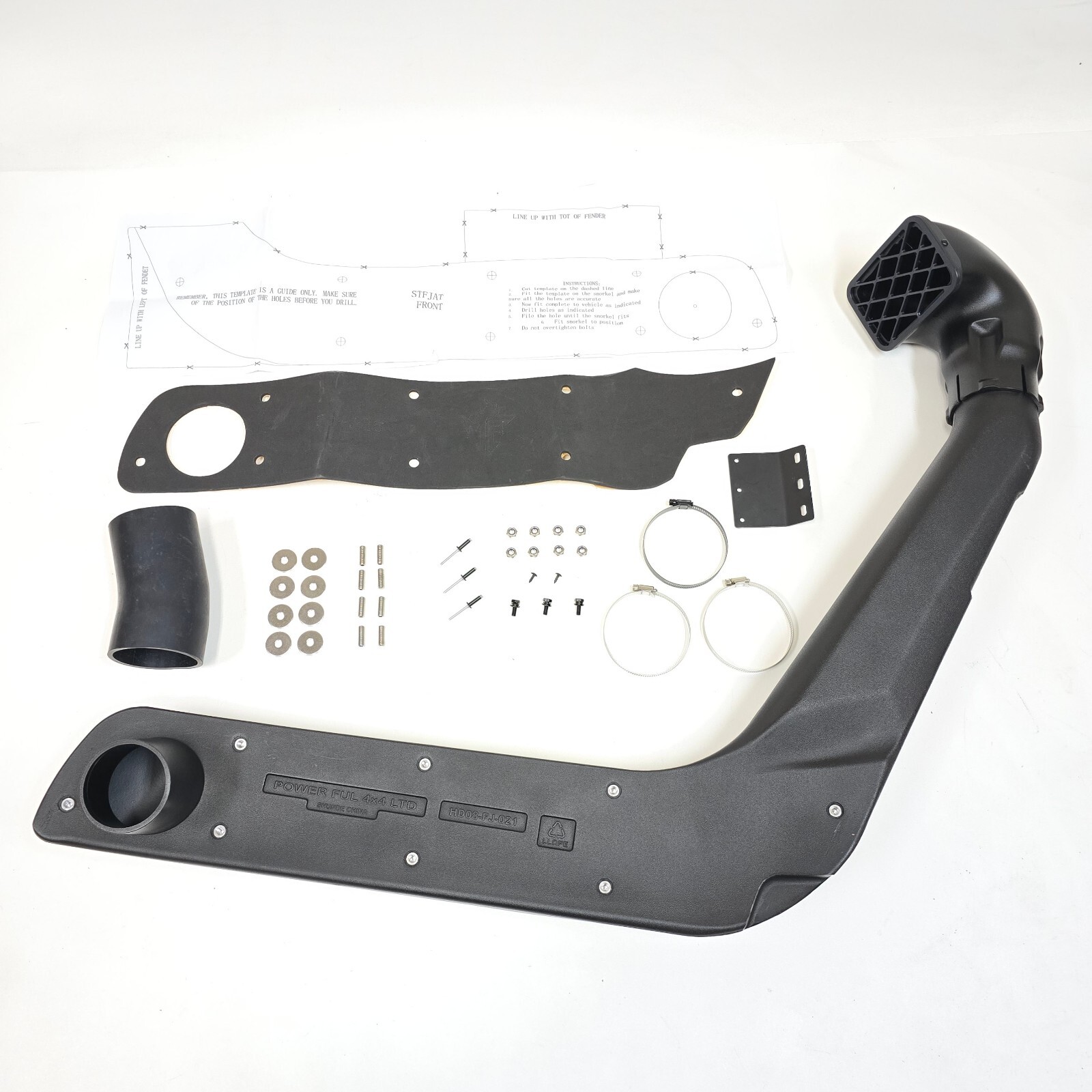 Cold Intake System Snorkel Fit 2007-2012 TY FJ Cruiser 4.0 V6 2WD 4WD Matt Black Cold Intake System Snorkel Fit 2007-2012 TY FJ Cruiser 4.0 V6 2WD 4WD Matt Black