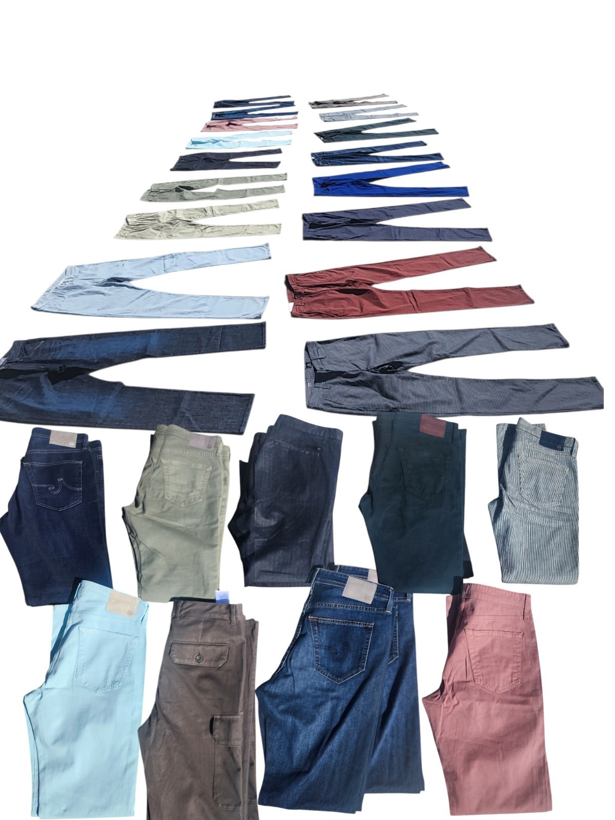 Lot x 5 Men\'s AG Adriano Goldschmied Jeans Premium Designer High End Denim&Pants Lot x 5 Men\'s AG Adriano Goldschmied Jeans Premium Designer High End Denim&Pants
