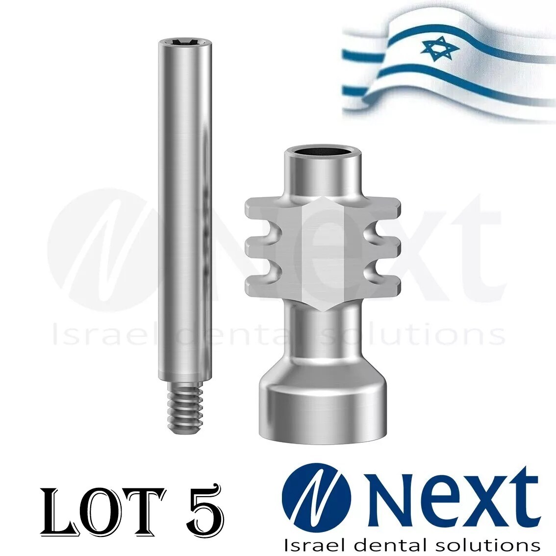 Lot x 5 New  Multi unit Open Transfer  abutment 1.4 mm