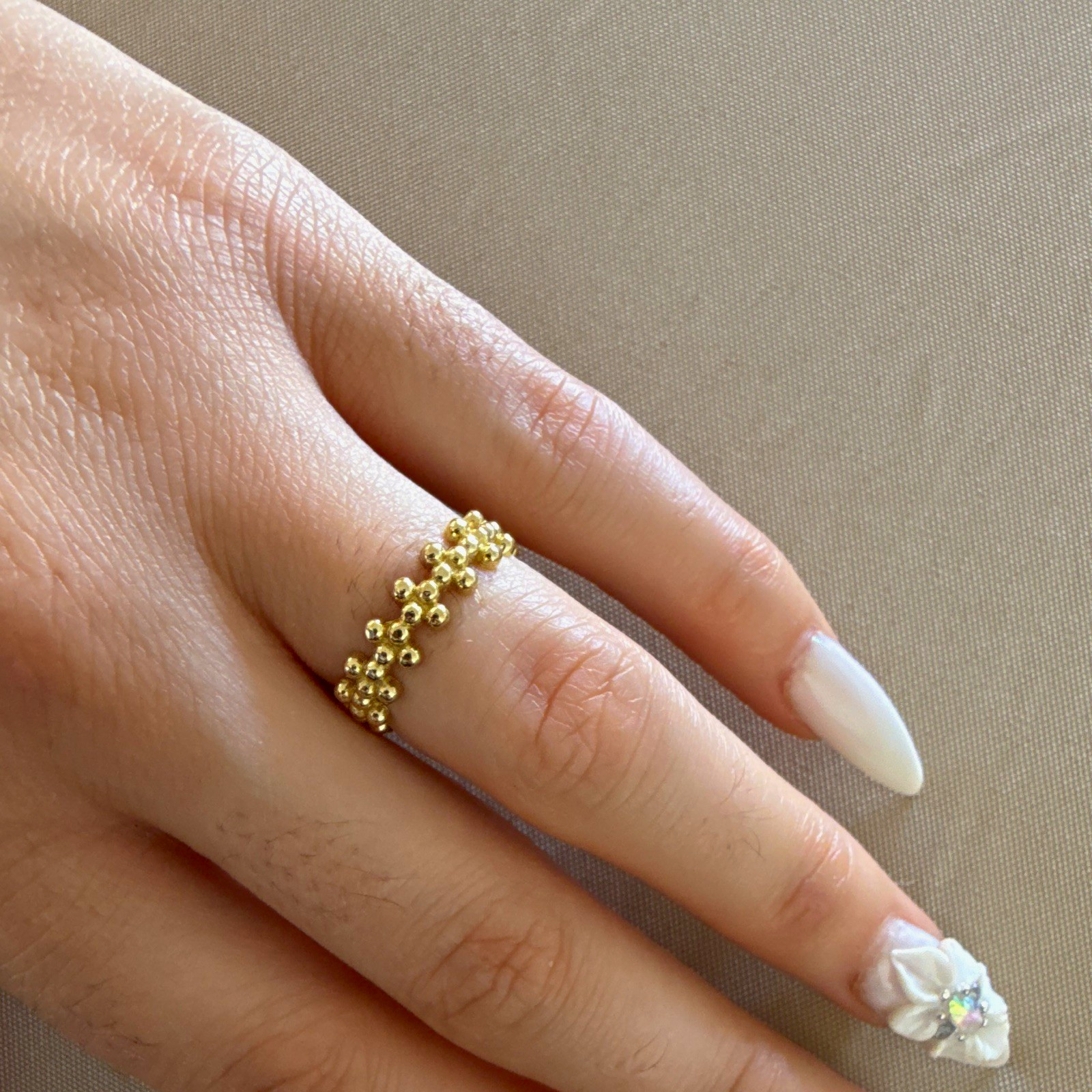 💛✨ Anillo de Oro 10K – Talla 6 ✨💍 Hermoso anillo de oro 10K
