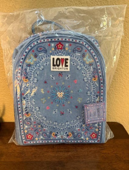NIB Brighton Bandana Love Backpack 