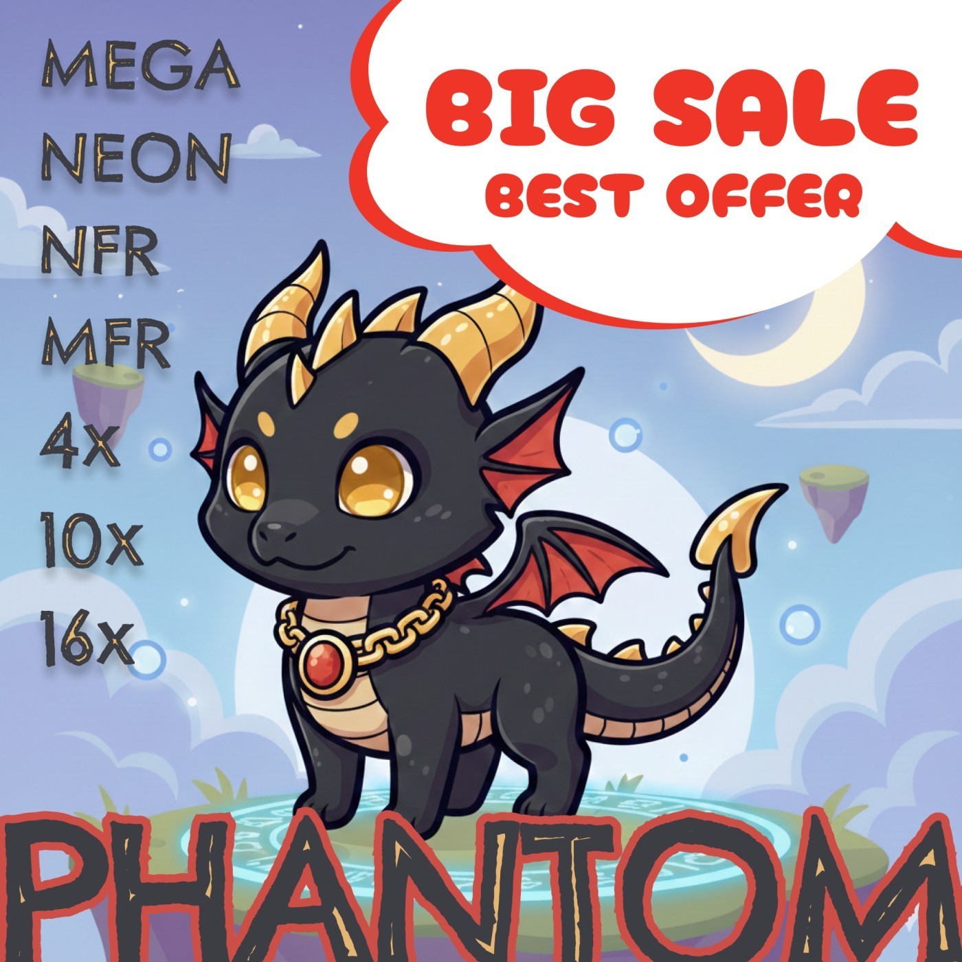 Phantom Dragon |  Adopt best Pick Today🌸legendary🌟 Cheap🌟 Fast Delivery 🌸