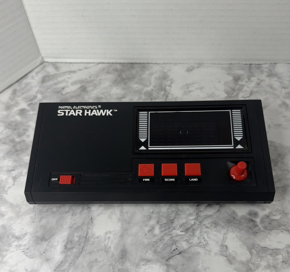 Vintage Mattel Electronics STAR HAWK Handheld Electronic Game for parts Vintage Mattel Electronics STAR HAWK Handheld Electronic Game for parts