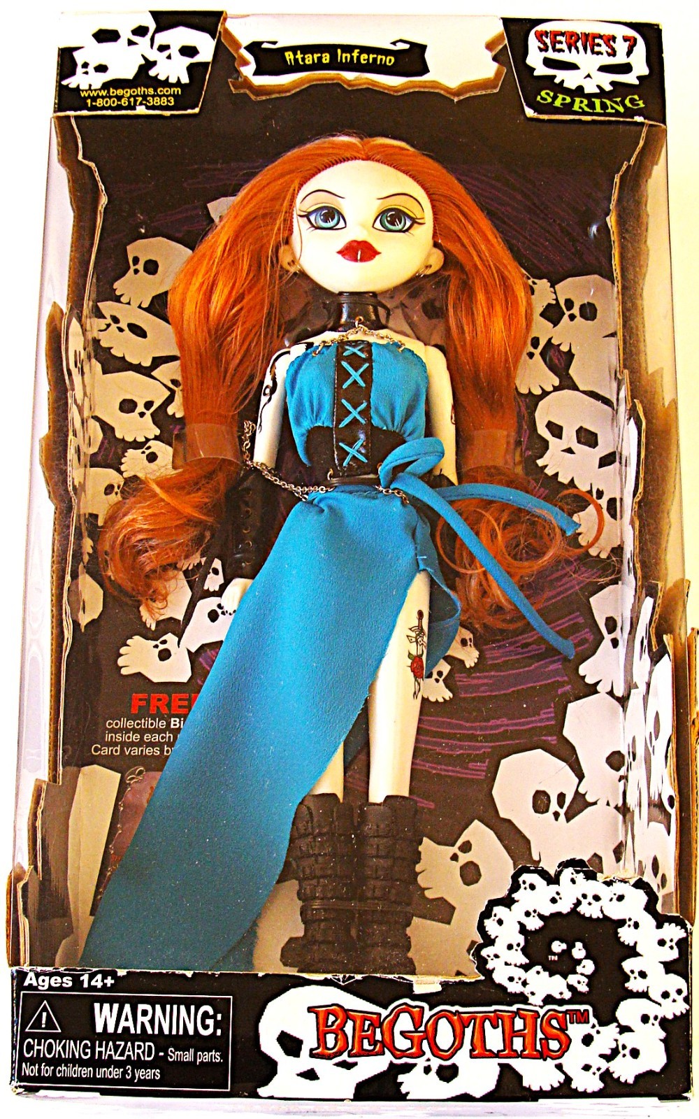 ATARA INFERNO REALLY GORGEOUS AND RARE BEGOTHS DOLL FROM SERIES 7 IN SPRING 2007