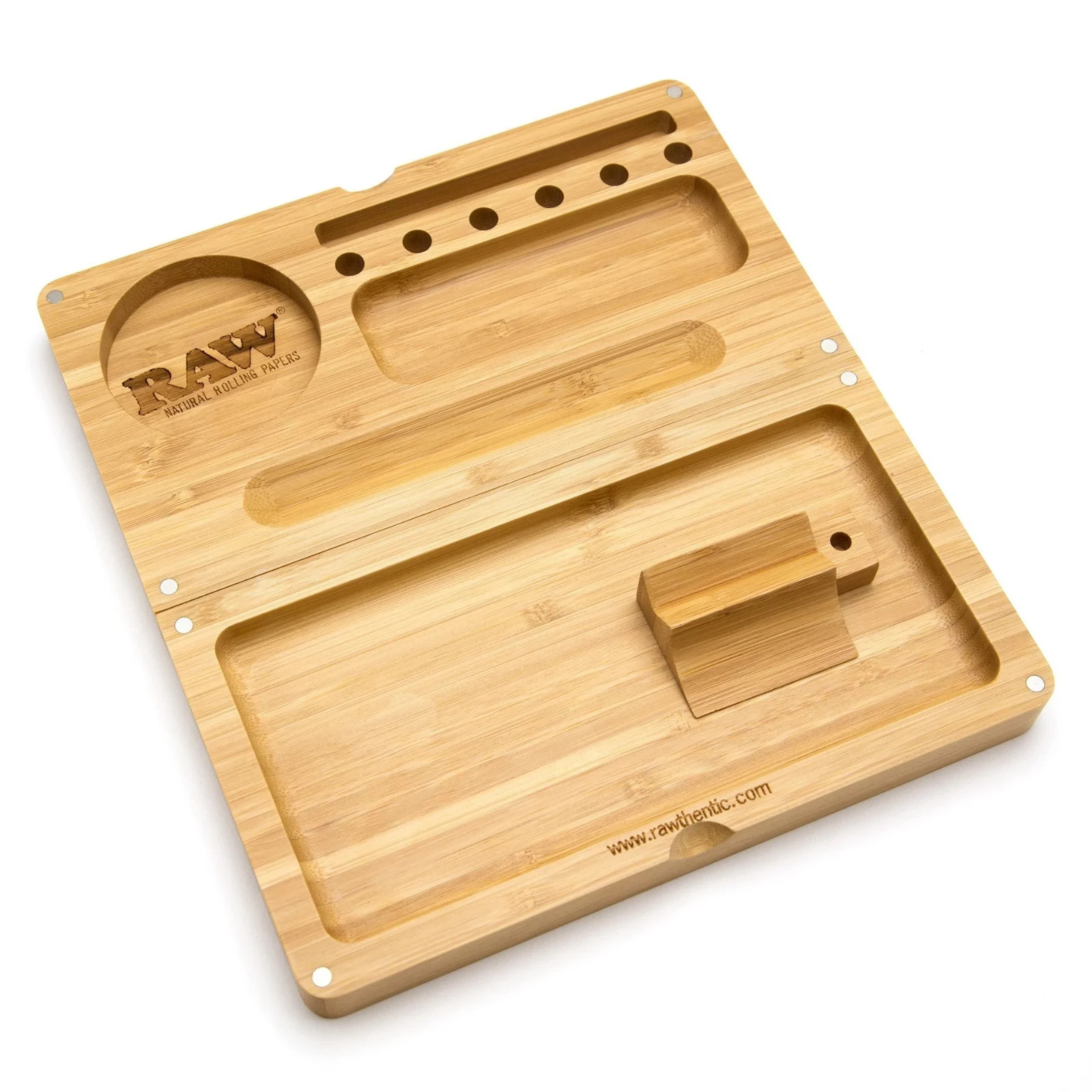 Raw Backflip Magnetic Bamboo Rolling Tray BRAND NEW Raw Backflip Magnetic Bamboo Rolling Tray BRAND NEW