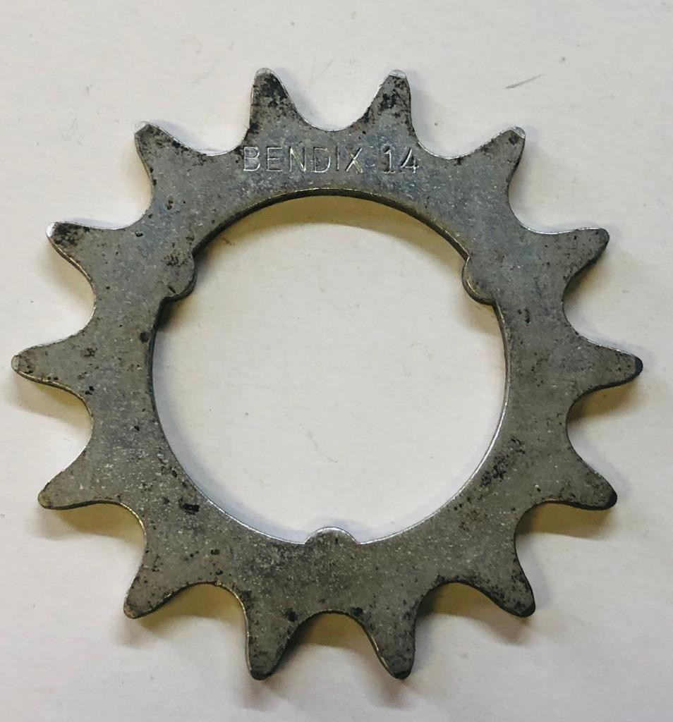 NOS Bendix Coaster Brake rear bicycle SPROCKET 3 tab cog 14 T