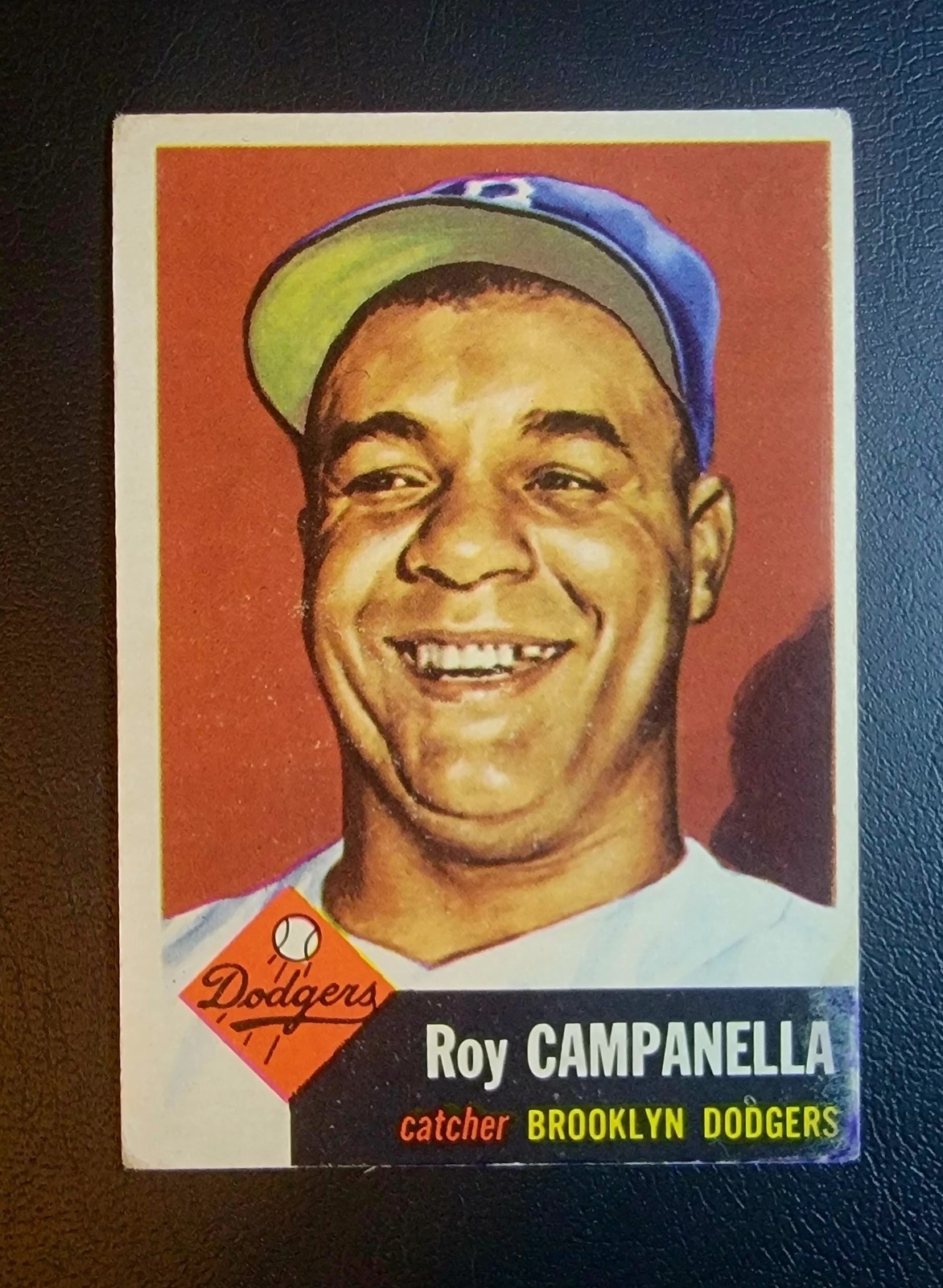 1953 Topps Roy Campanella #27 VG-EX Crease Free 1953 Topps Roy Campanella #27 VG-EX Crease Free