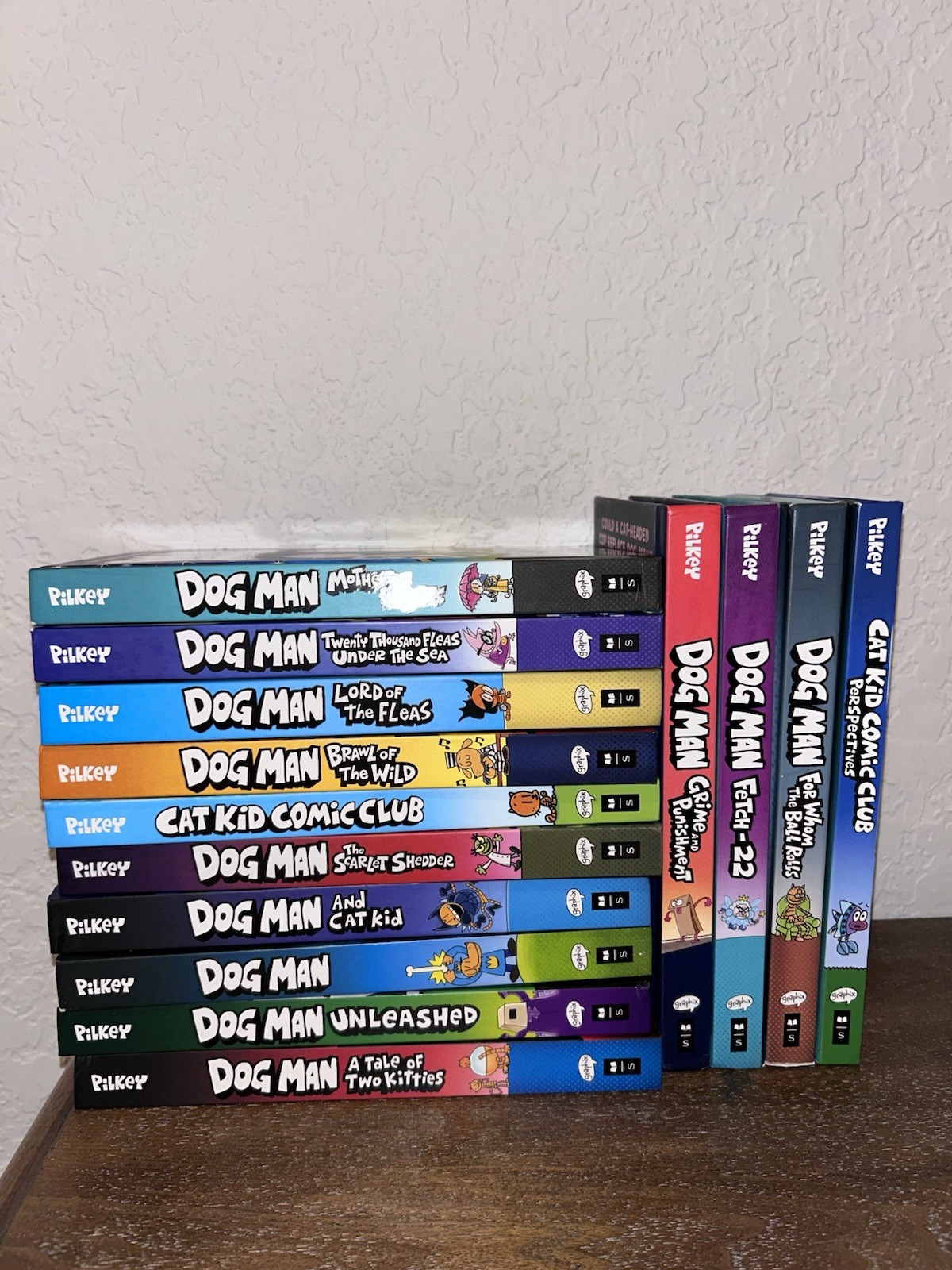 Dog Man Book Set (Set Of 12) & Cat Kid Comic Club (Set Of 2) Author Dav Pilkey Dog Man Book Set (Set Of 12) & Cat Kid Comic Club (Set Of 2) Author Dav Pilkey