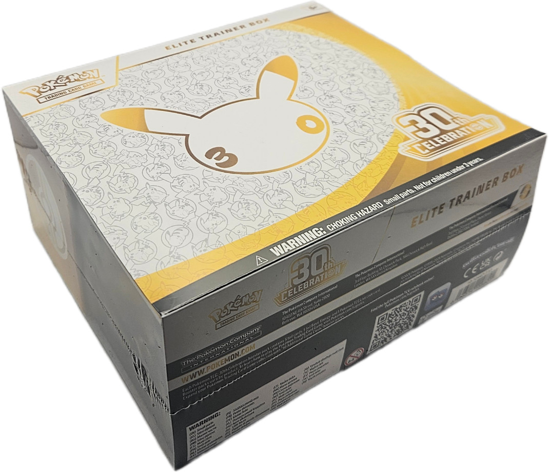 Pokemon 30th Celebration Sealed Elite Trainer Box - Anniversary ETB - 9 Boosters