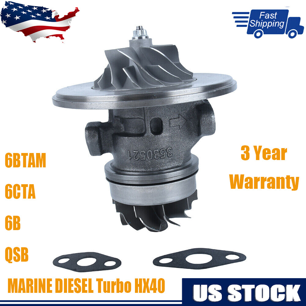 6BTAM 6CTA 6B QSB MARINE DIESEL Turbo HX40 3536621 Turbocharger Cartridge CHRA 6BTAM 6CTA 6B QSB MARINE DIESEL Turbo HX40 3536621 Turbocharger Cartridge CHRA