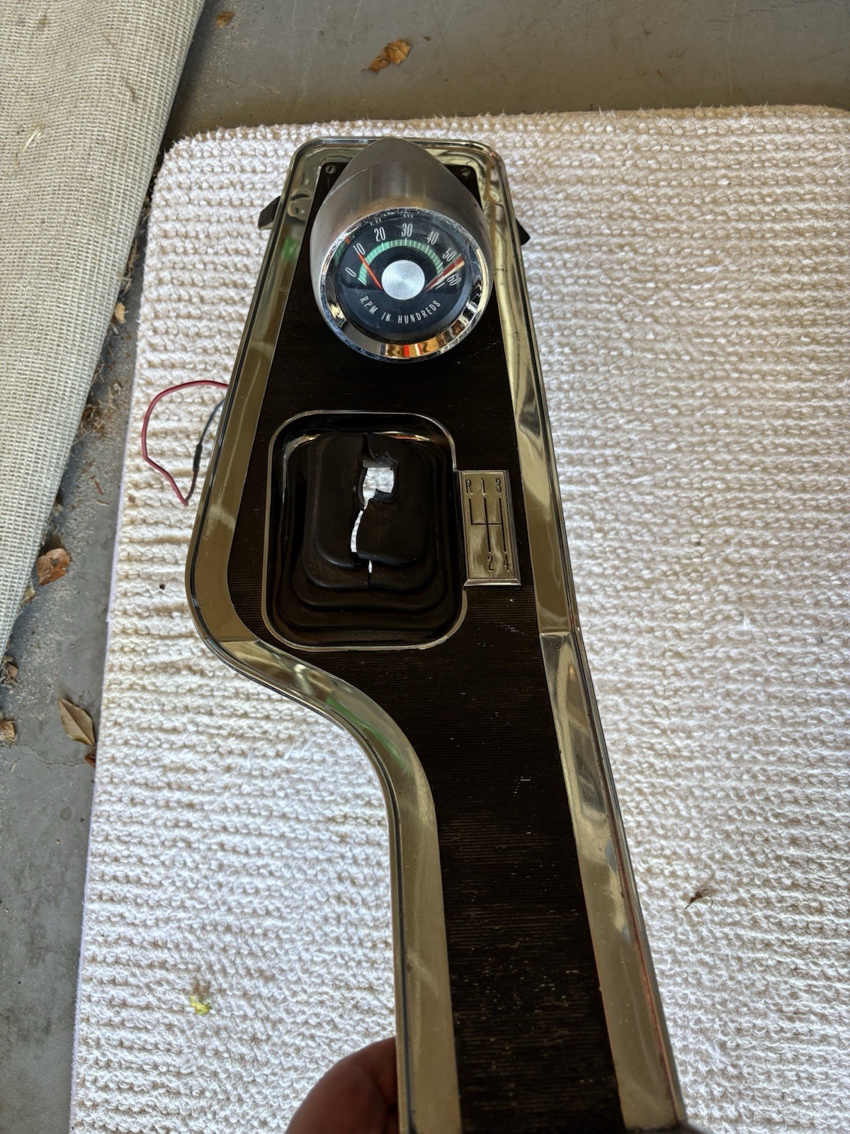 1964/69 Oldsmobile 442 4speed Console Top With Factory Tach Super Rare