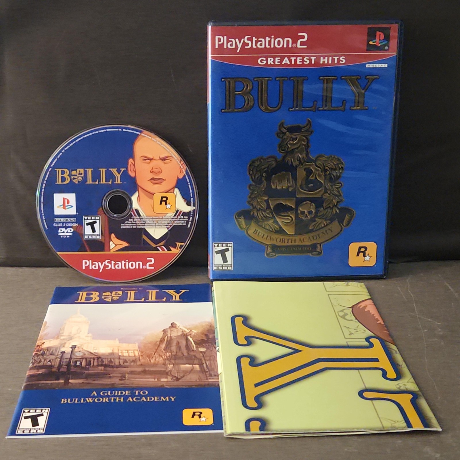 Bully PS2 Game Greatest Hits CIB Map