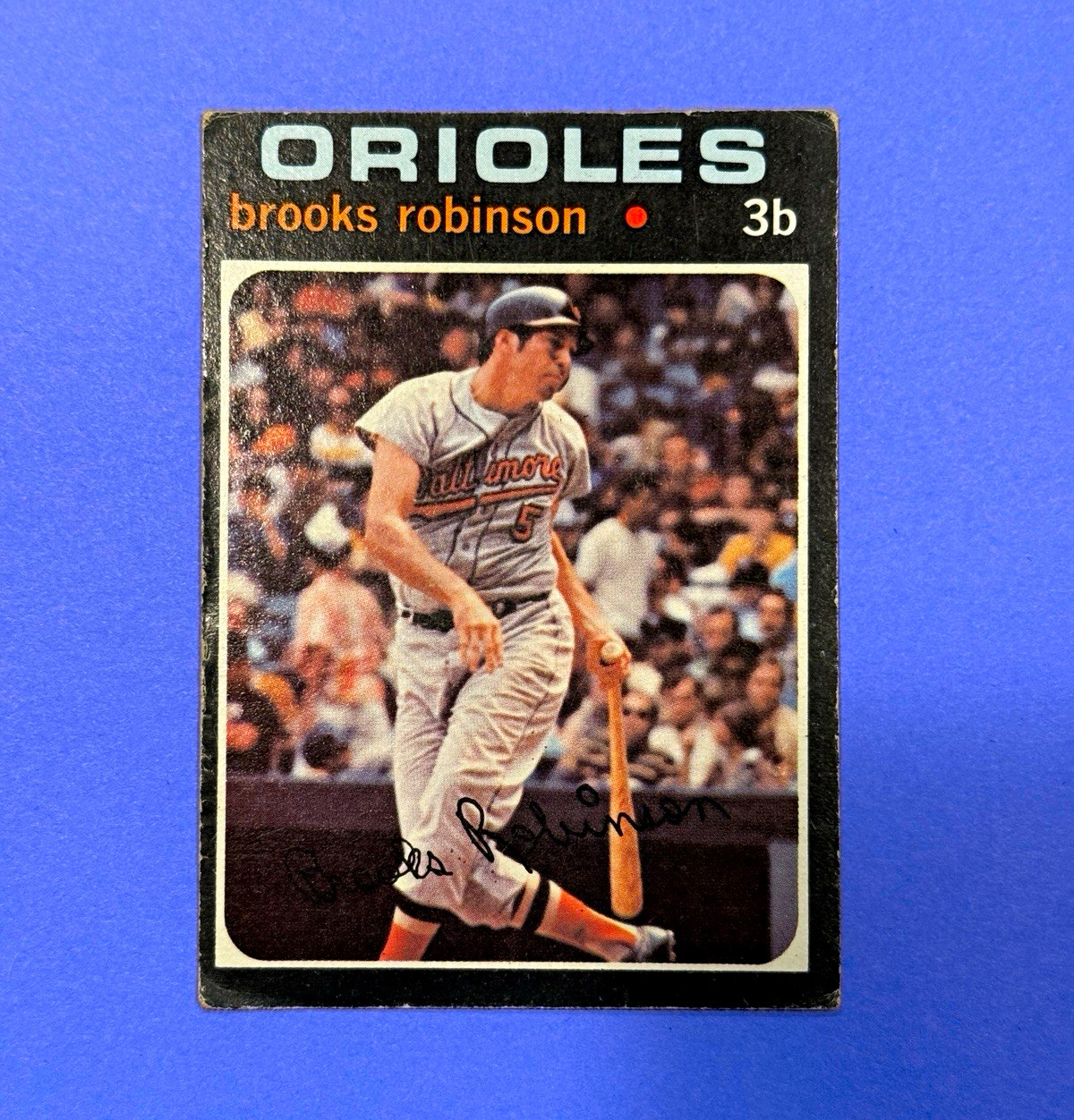Topps 1971 Topps Brooks Robinson #300 Baltimore Orioles Base Set Card