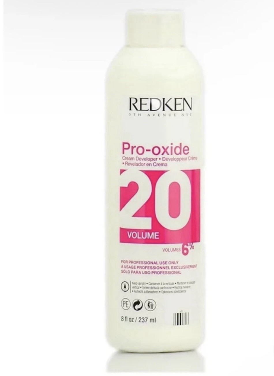 Redken Pro-oxide Cream Hair Developer 20 Volume 6% 8 fl oz / 237 mL