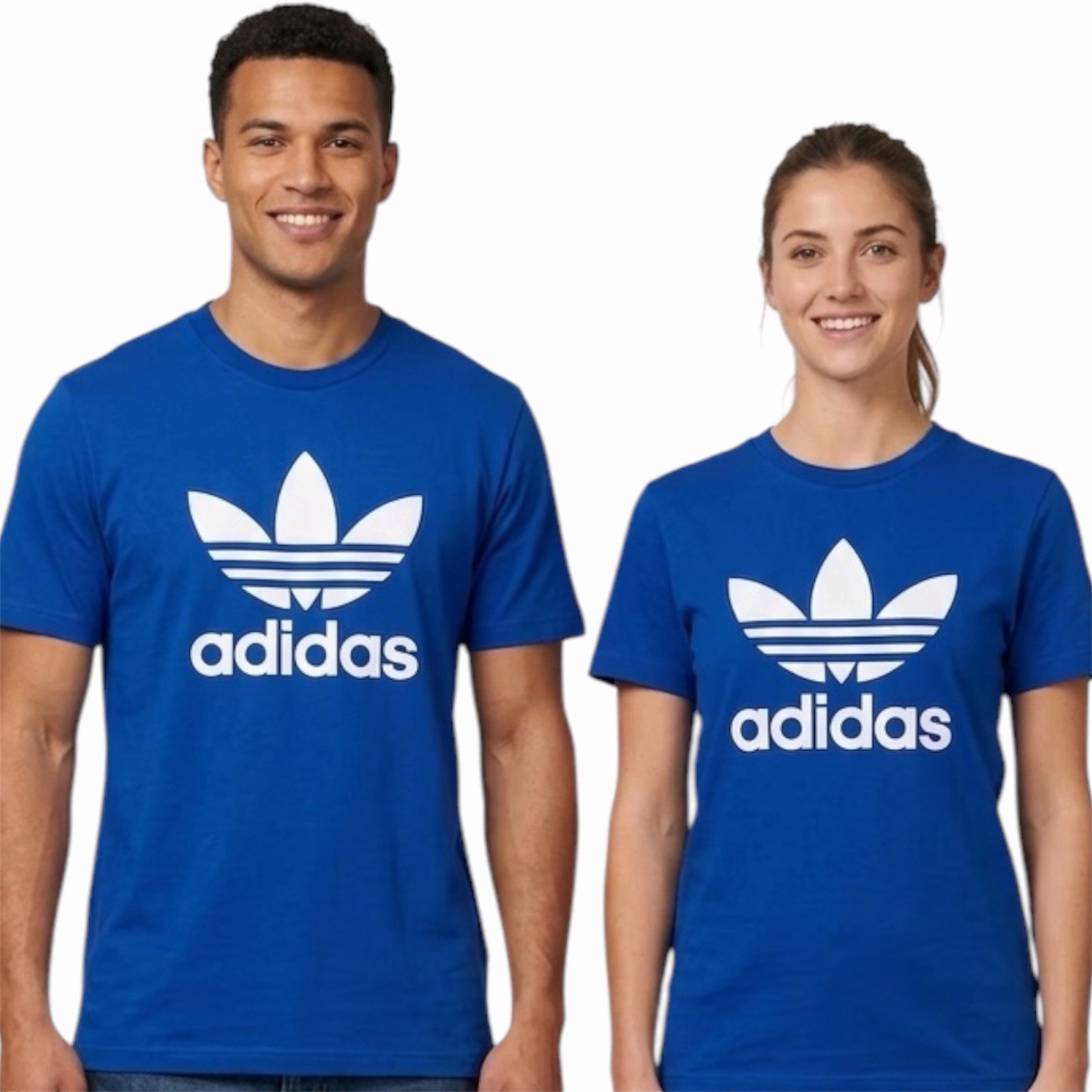 ADIDAS Vintage Trefoil Logo ROYAL BLUE Regular Fit Short Sleeve T-shirt NWT ADIDAS Vintage Trefoil Logo ROYAL BLUE Regular Fit Short Sleeve T-shirt NWT