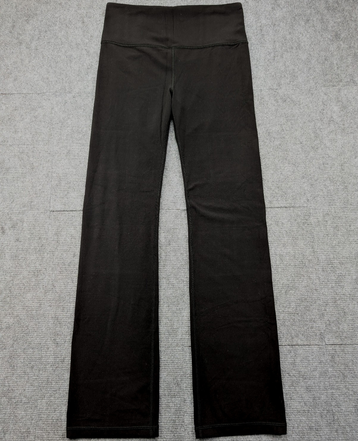Athleta Elation Straight Leg Pant Womens Medium Black Athleisure Pull On Yoga 