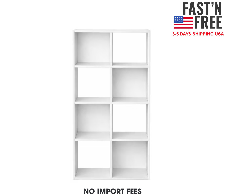 [Hot Sale] Mainstays 8 Cube Storage Organizer, White