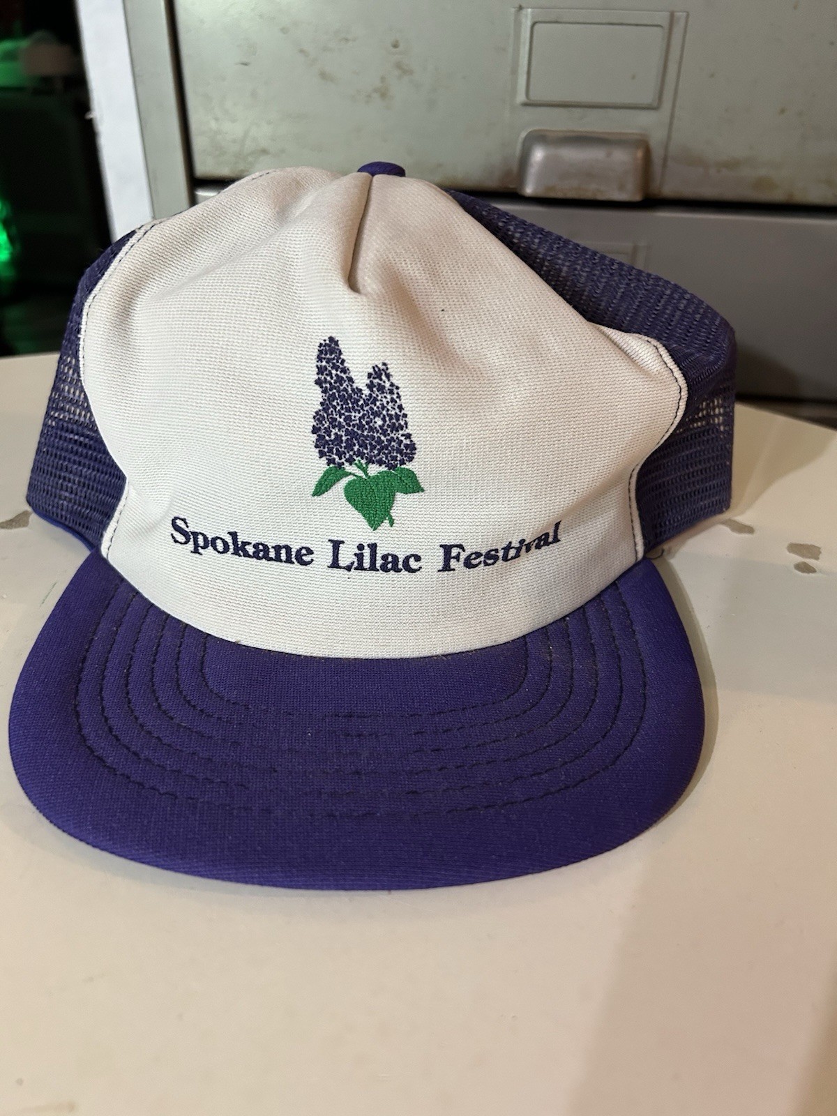 Vintage Spokane Lilac Festival SnapBack Trucker Hat Vintage Spokane Lilac Festival SnapBack Trucker Hat