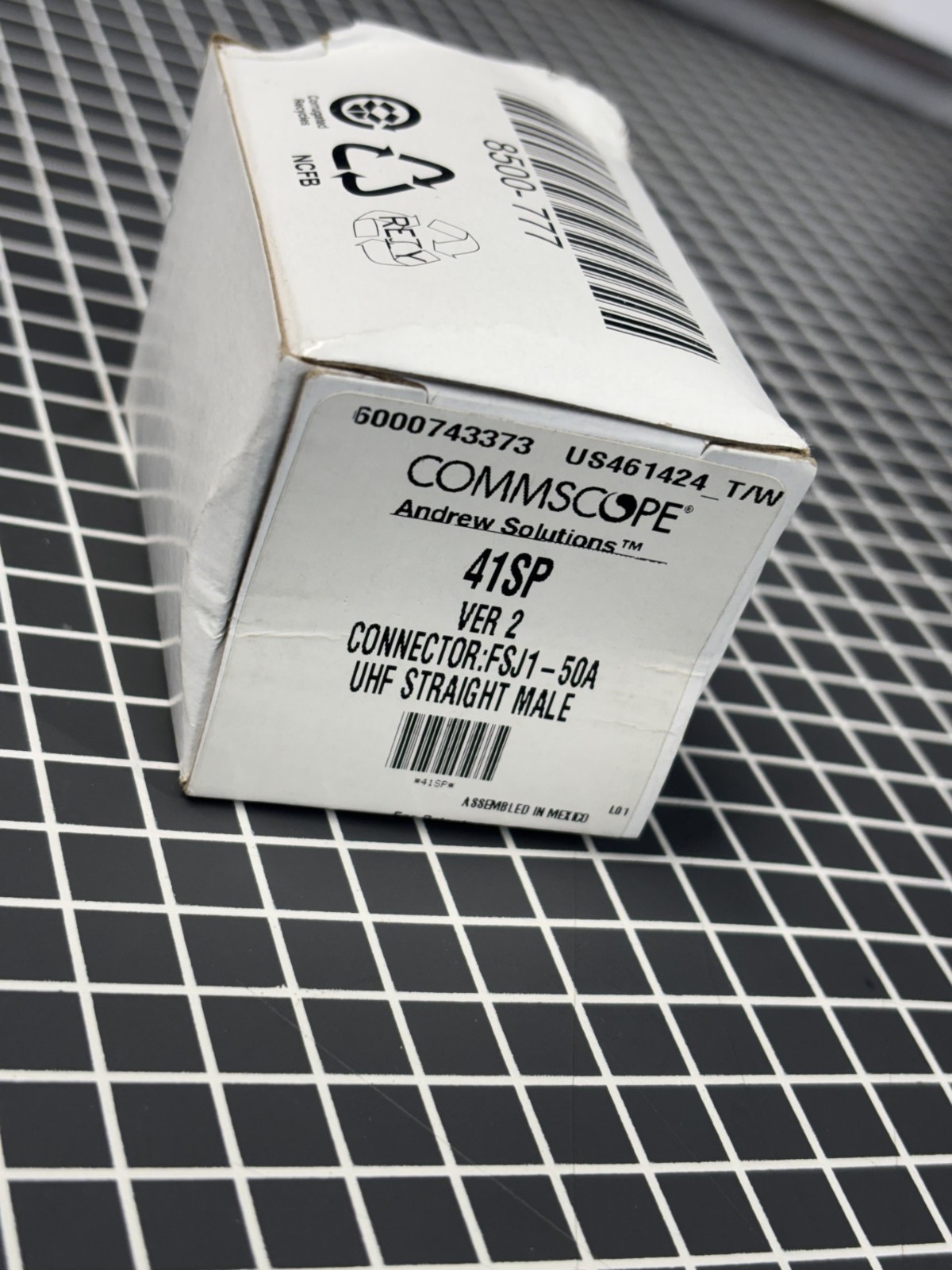 CommScope Andrew Solutions 41SP RF Connector FSJ1-50A UHF Straight Male