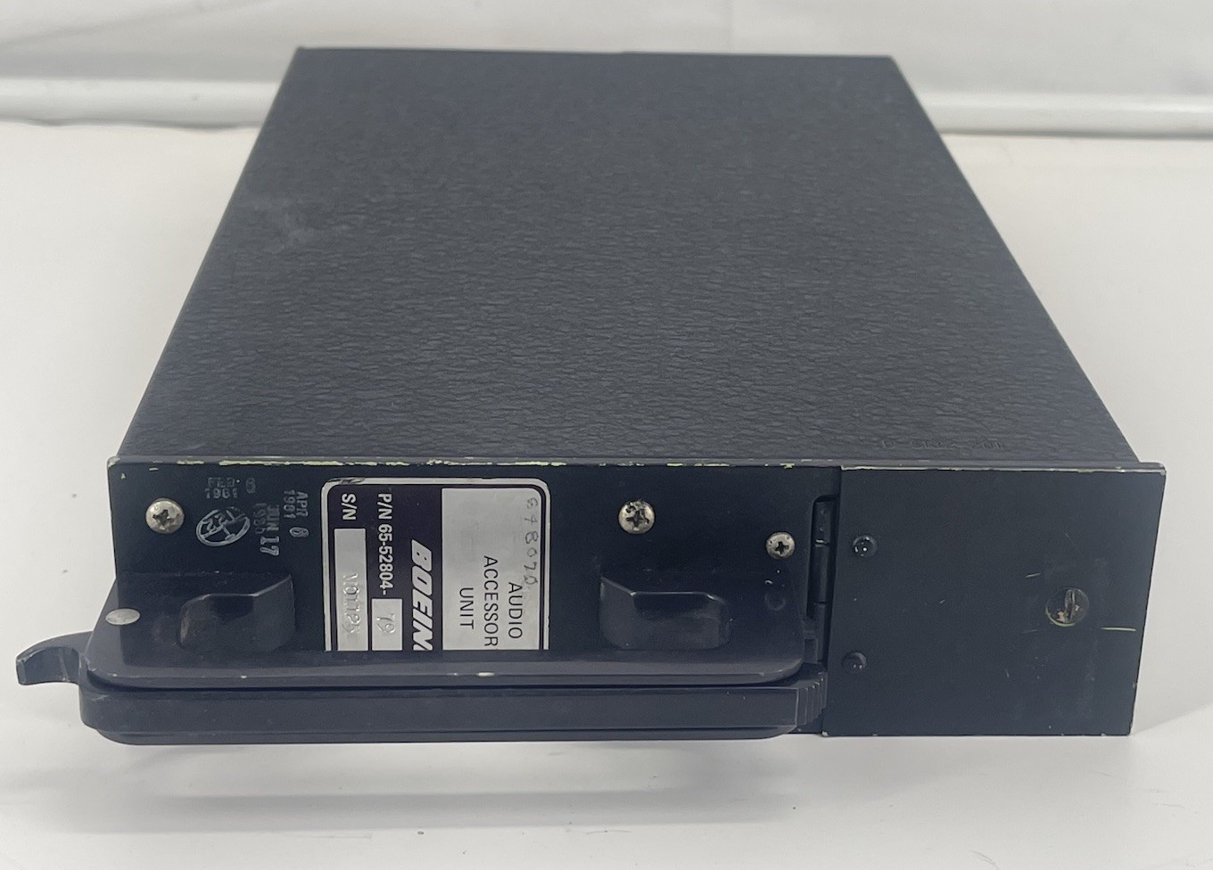 Boeing 65-52804-79 Audio Accessory Unit Aircraft Avionics