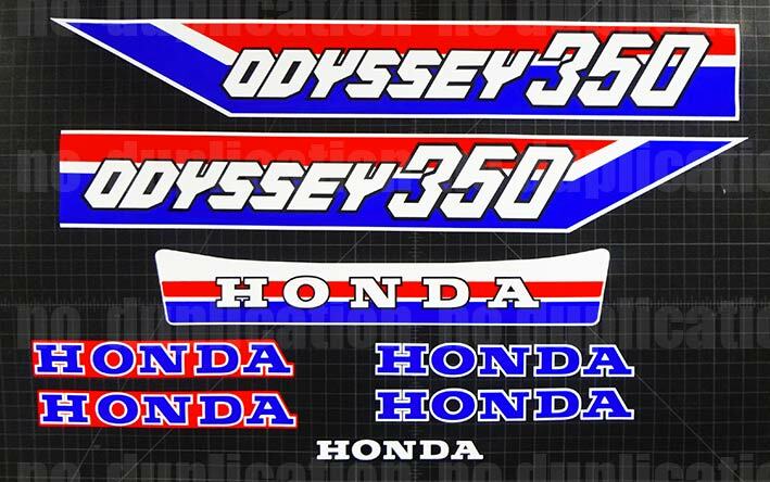 1985 85\' FL350 FULL 28pc kit Odyssey ATV Decal Graphic Sticker autocollant Quad