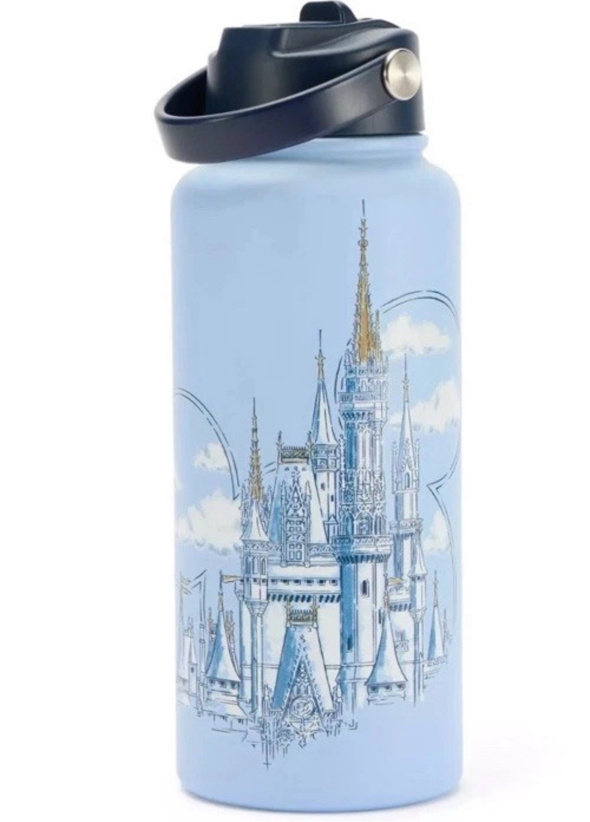 Disney Parks Cinderella\'s Castle Water Bottle Tumbler New Disney Parks Cinderella\'s Castle Water Bottle Tumbler New