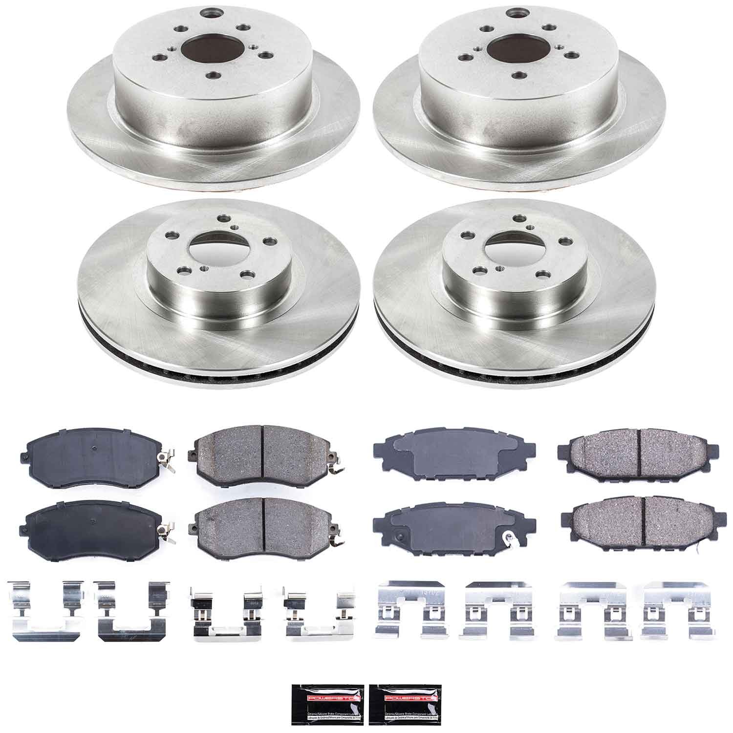 Power Stop for 12-16 Subaru Impreza Front & Rear Autospecialty Brake Kit