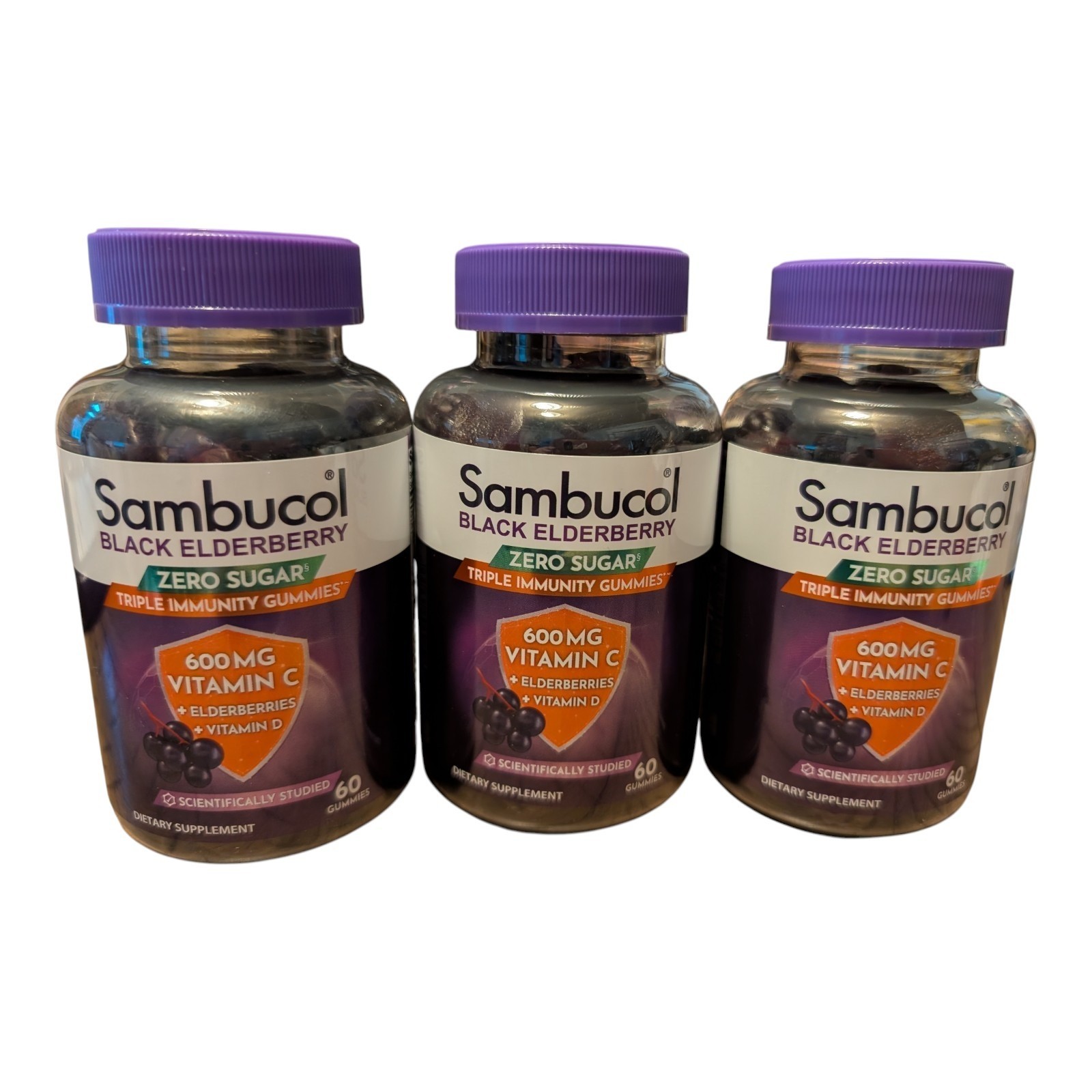 Sambucol Black Elderberry Zero Sugar Gummies Black Elderberry Lot Of 3 Exp 2027 Sambucol Black Elderberry Zero Sugar Gummies Black Elderberry Lot Of 3 Exp 2027
