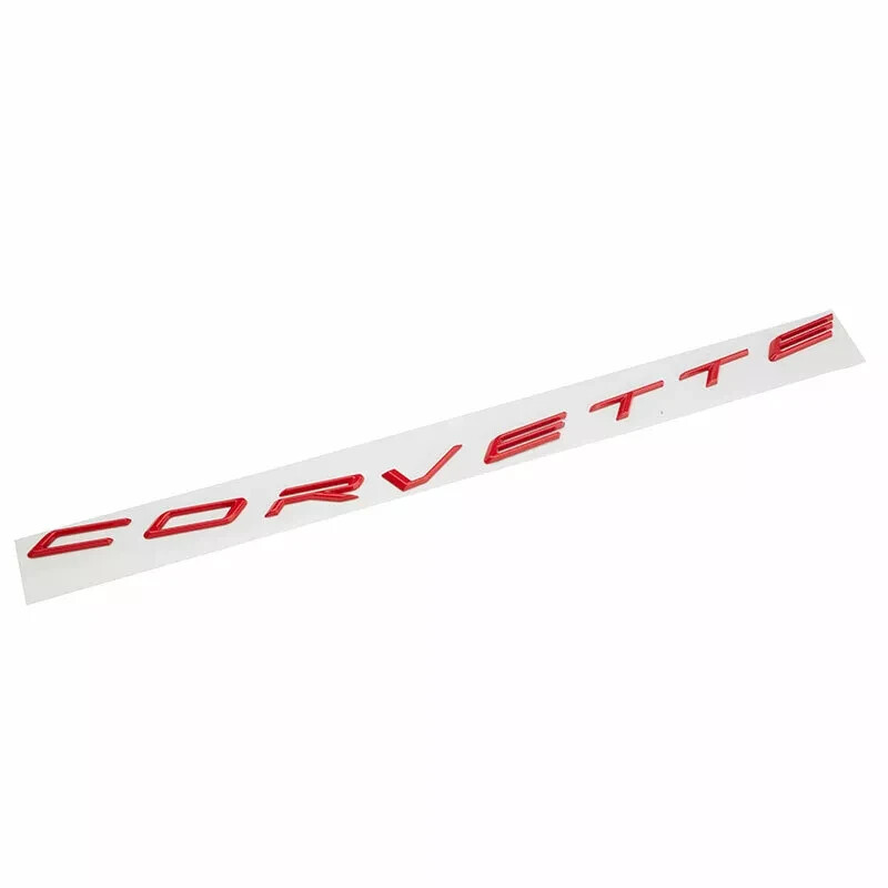 2020-2027 Chevrolet Corvette C8 Rear Emblem 86563272 Torch Red Genuine OEM GM 2020-2027 Chevrolet Corvette C8 Rear Emblem 86563272 Torch Red Genuine OEM GM