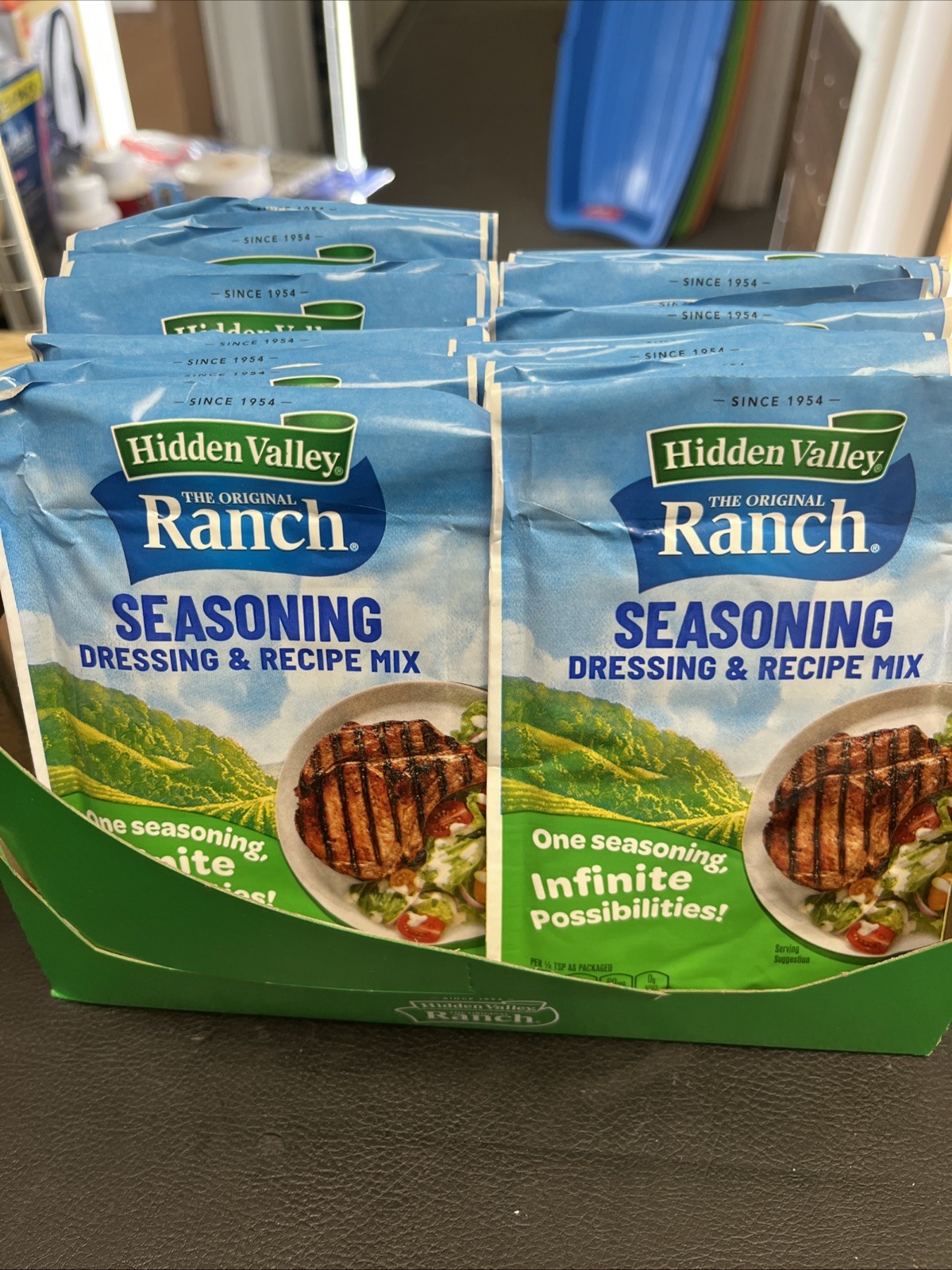 24 Pack Hidden Valley Ranch Seasoning Salad Dressing & Recipe 1.oz Exp:05/2027 24 Pack Hidden Valley Ranch Seasoning Salad Dressing & Recipe 1.oz Exp:05/2027