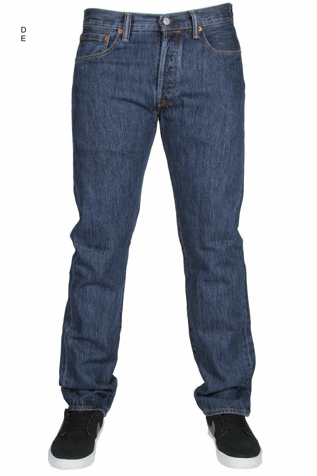 Levis 501 Original Fit Mens Jeans Straight Leg Levi's Button Fly 100% Cotton New