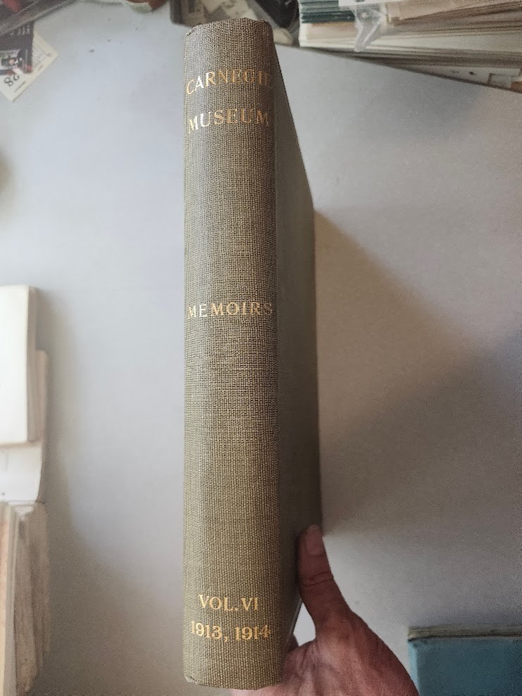 Vintage Original Carnegie Museum Memoirs Volume 1913-1914 Living Fossil Fishes 