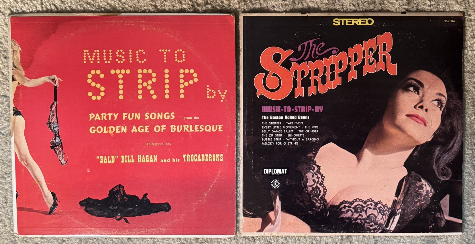 Music To Strip By Golden Age Of Burlesque & The Stripper - Lot 2 Vinyl Record LP Music To Strip By Golden Age Of Burlesque & The Stripper - Lot 2 Vinyl Record LP
