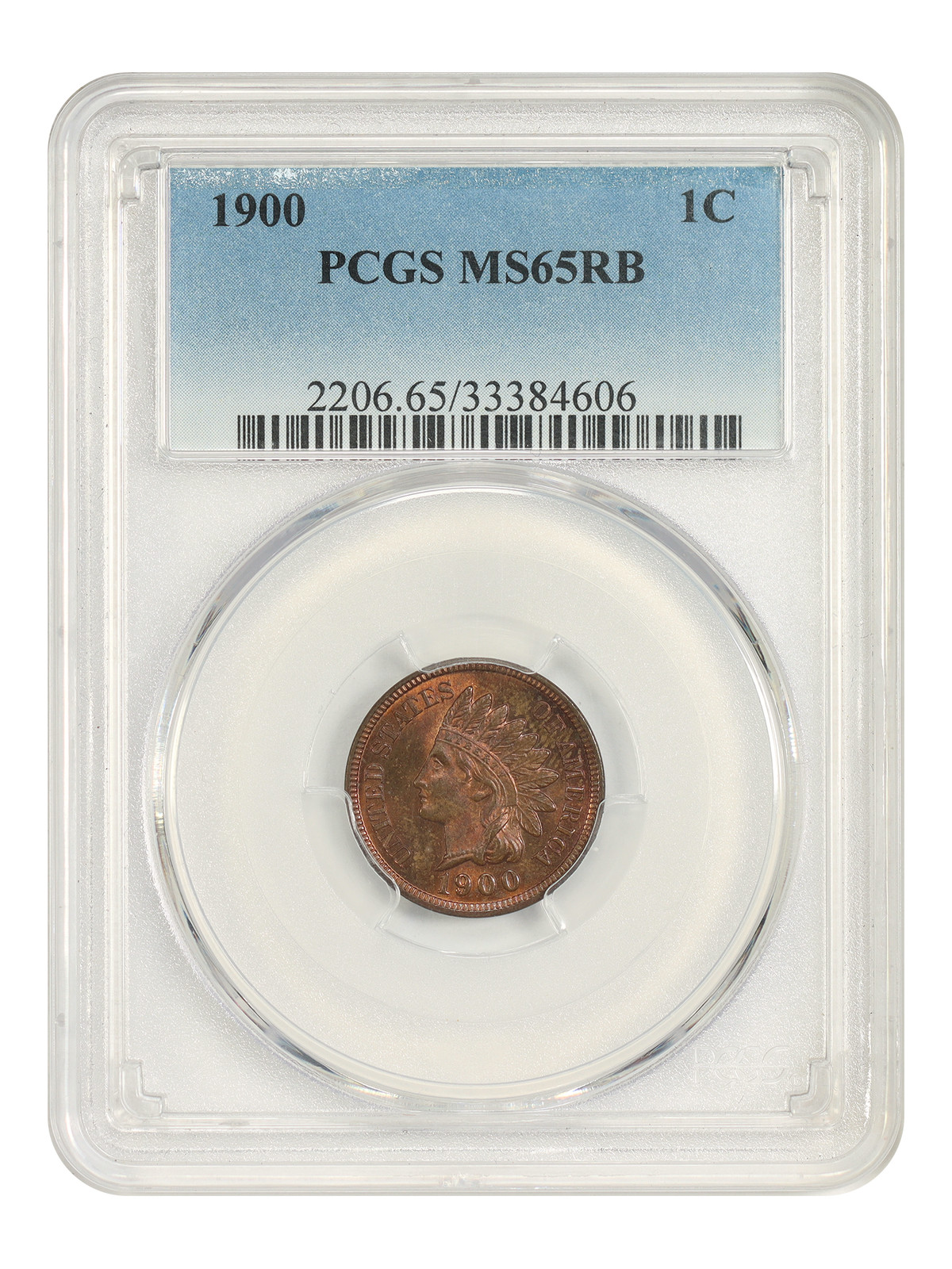 1900 1C PCGS MS65RB - Indian Cent