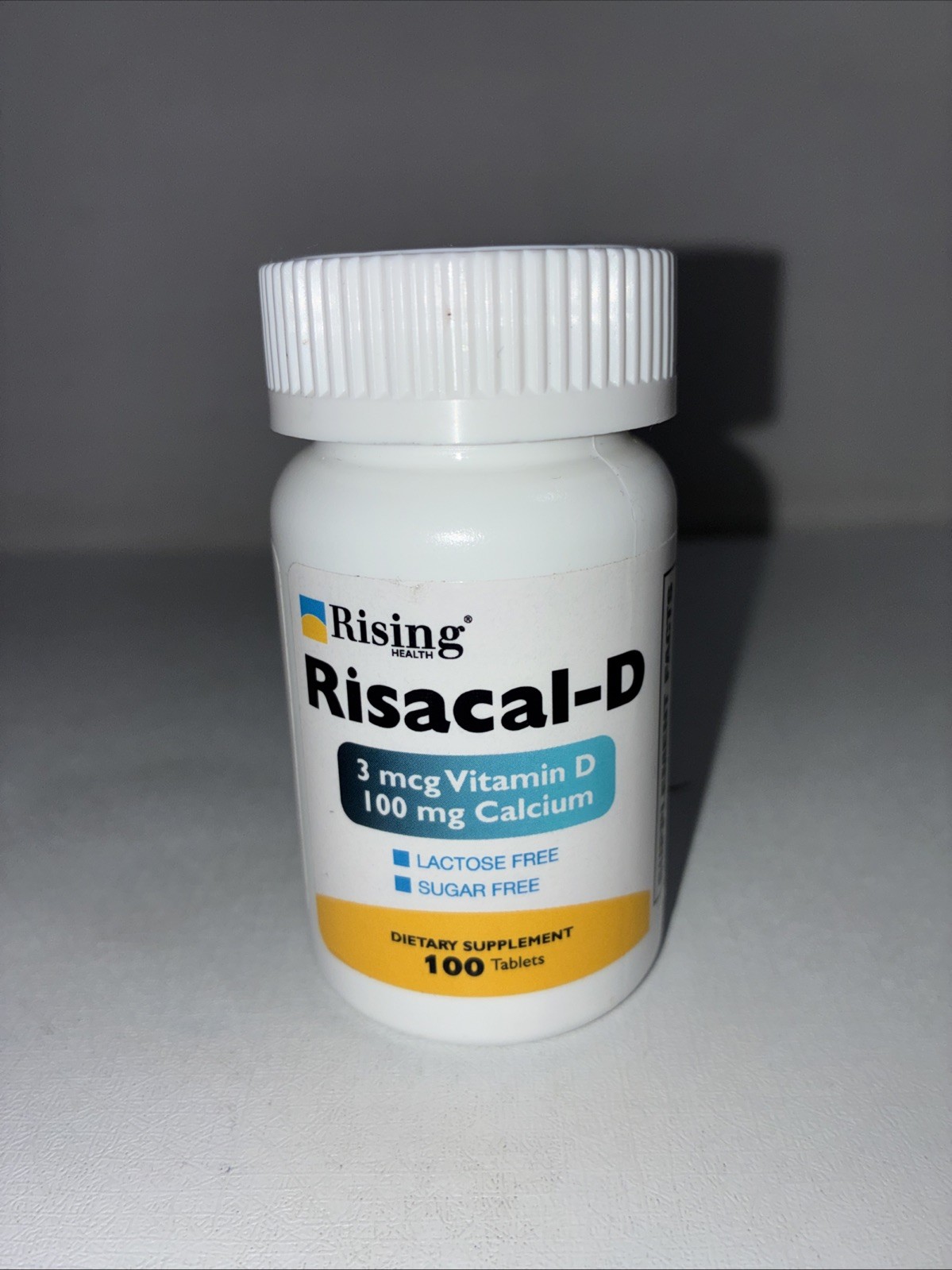 Sealed Rising Health Riasacal-D Vitamin D Calcium Supplement, 100 Tabs Sealed Rising Health Riasacal-D Vitamin D Calcium Supplement, 100 Tabs