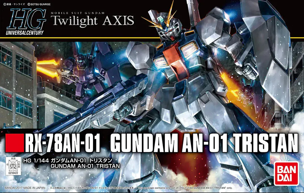 #205 Gundam An-01 Tristan Gundam Twilight Axis, Bandai Hobby HGUC 1/144