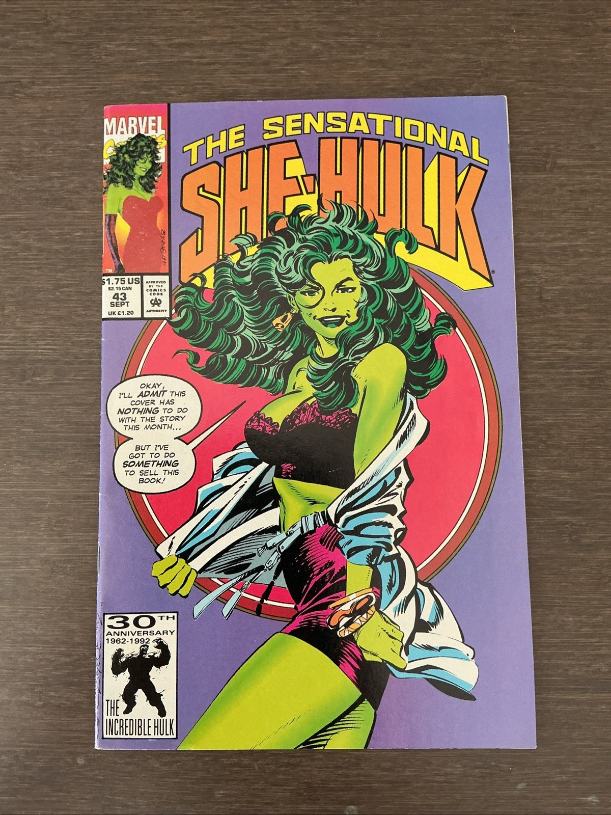 The Sensational She-Hulk #43 1992 Marvel Comics Comic Book