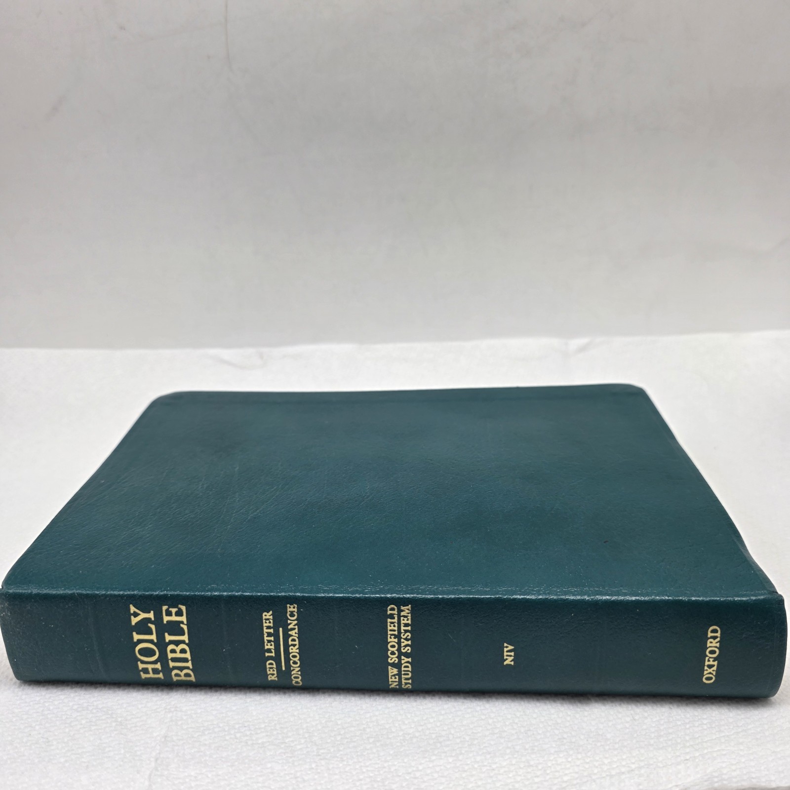 Oxford Holy Bible New Scofield Study System NIV Red Letter Edition 1984 Green