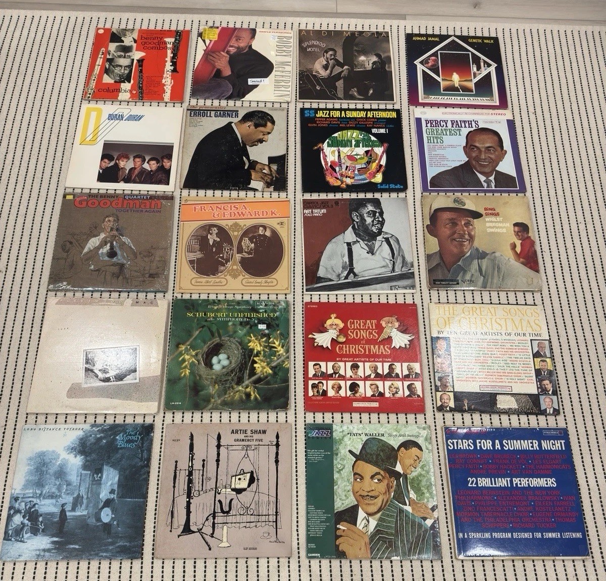 Vintage Vinyl Record Lot – Fleetwood Mac, Duran Duran, Jazz Classics, And More