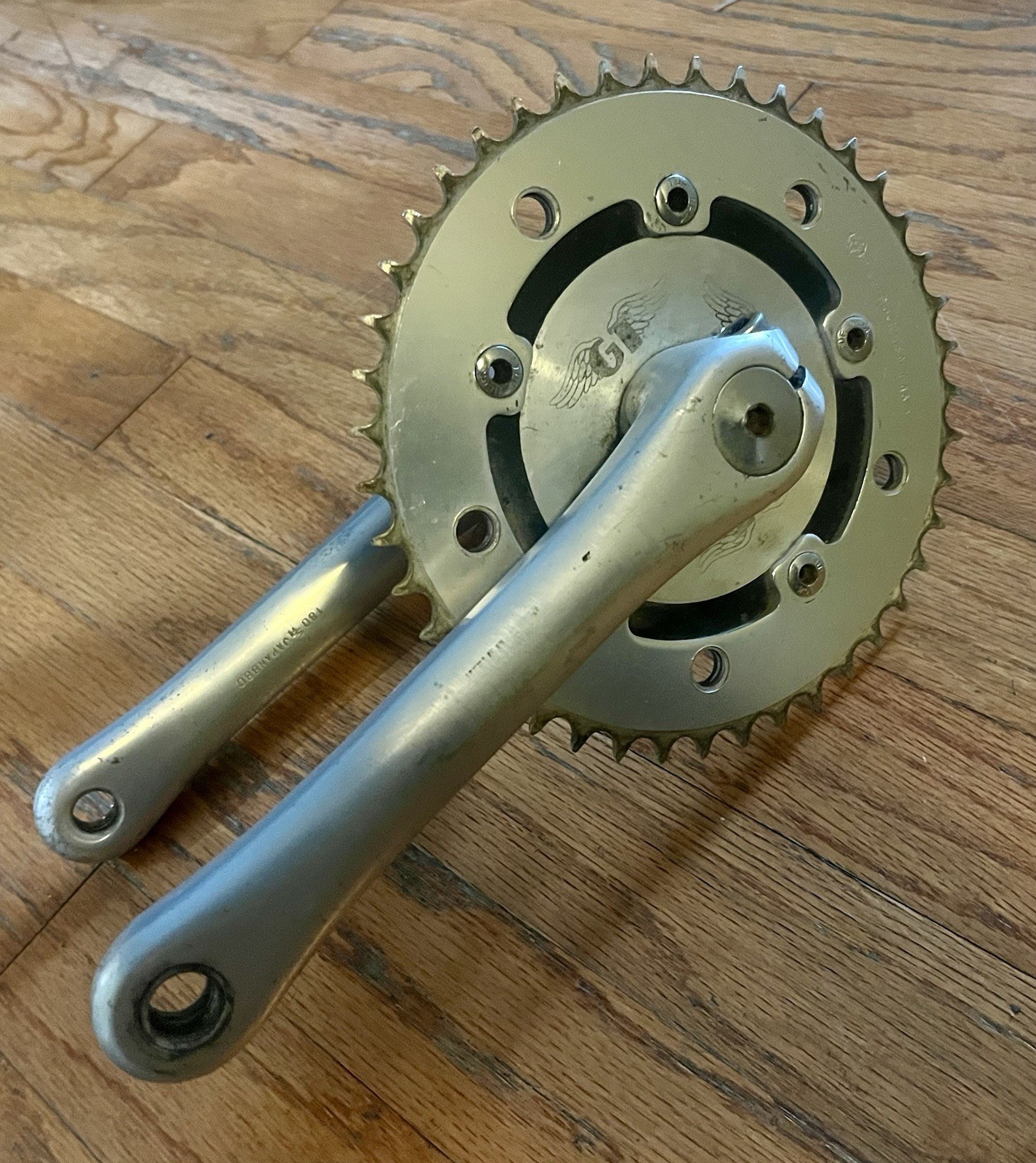 Old School Bmx Gt Power Series 1988 Cranks And Chainwheel