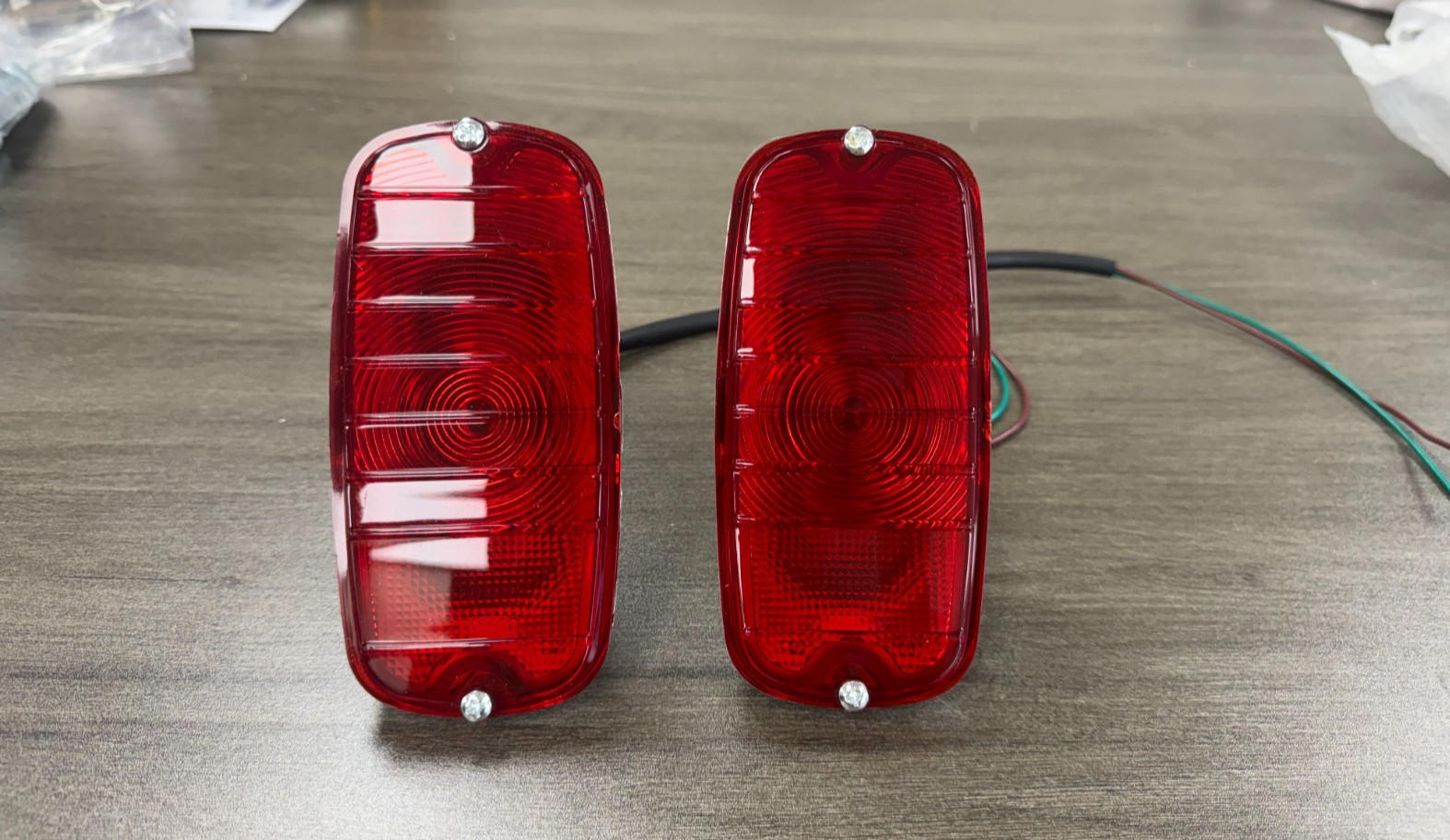 1960–1966 Chevy Pickup Fleetside Tail Light Assembly LH RH Driver Passenger Pair