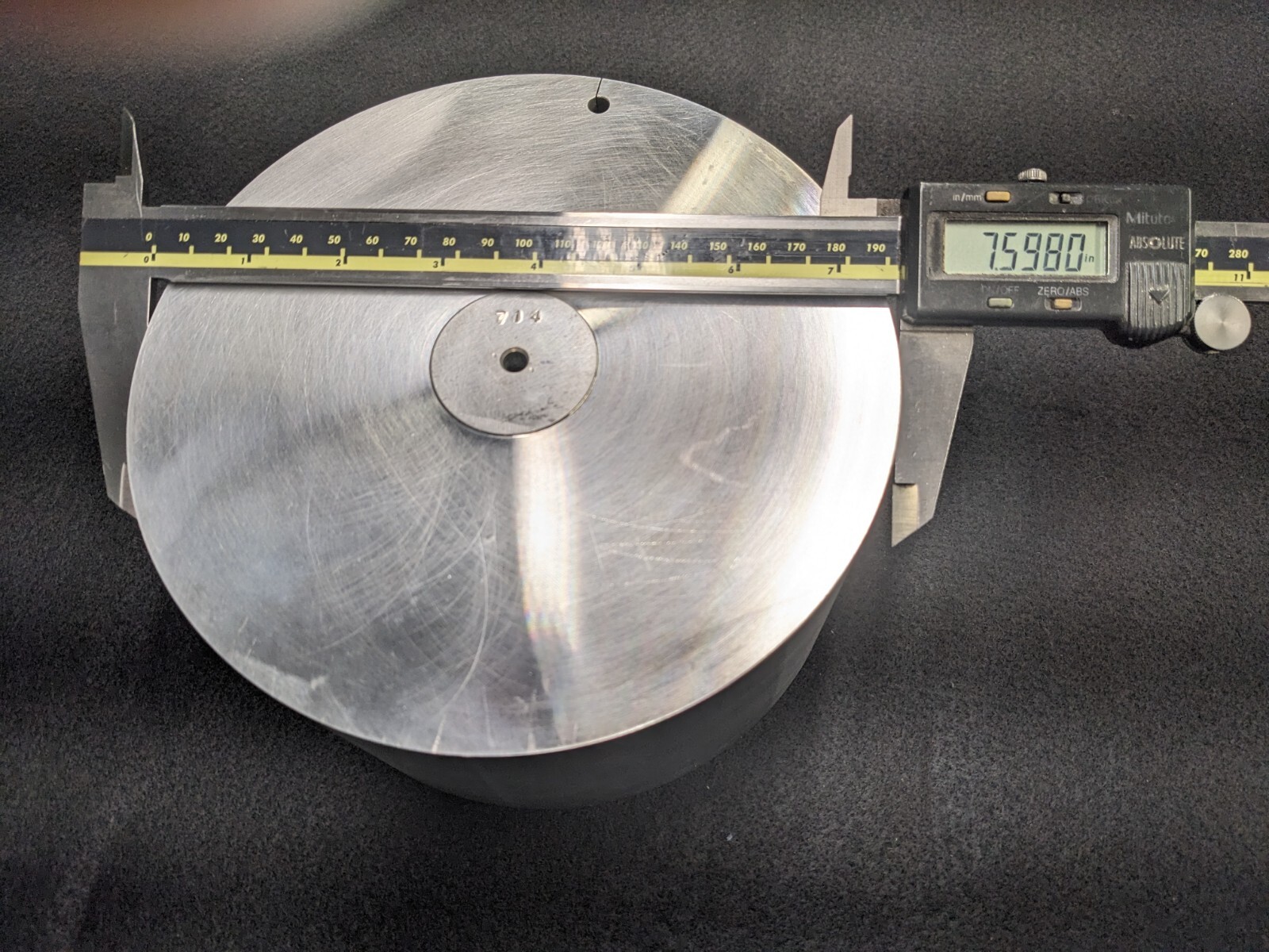 7075 T651 Aluminum Round Bar 7.59\