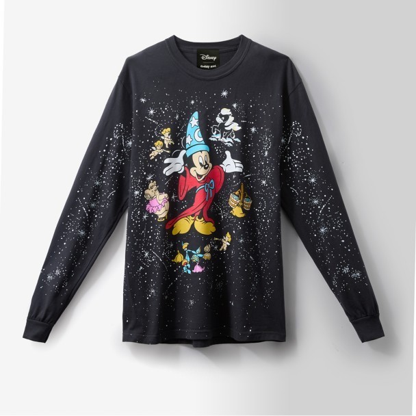 BNWT Bobby Kim x Disney D23 Long Sleeve Vintage Fantasia Sorcerer Mickey SMALL