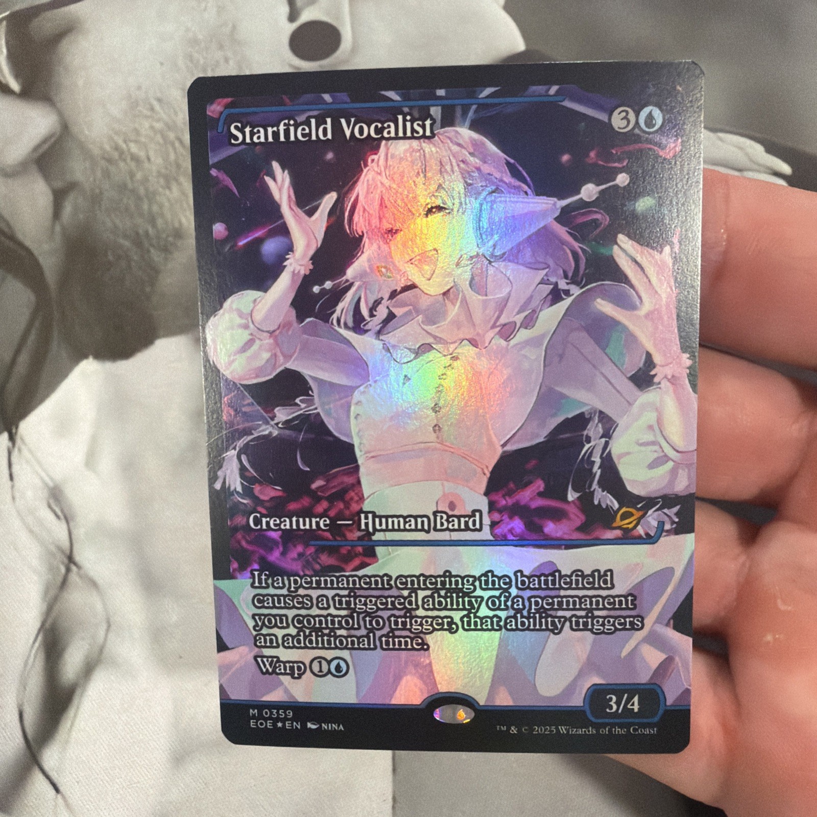 Starfield Vocalist (Showcase) Edge of Eternities Foil Anime