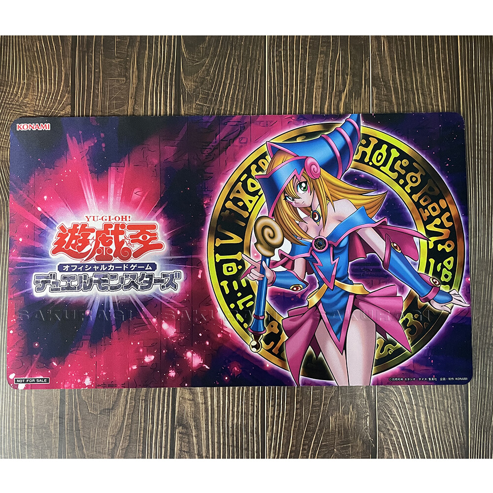 WVICM Playmat Dark Magician Girl TCG CCG Mouse Pad Trading Card Game Mat Bag
